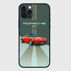 Чехол iPhone 12 Pro Porsche спортивный немецкий автомобиль