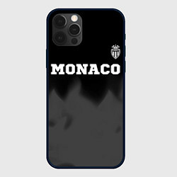 Чехол iPhone 12 Pro Monaco sport на темном фоне посередине