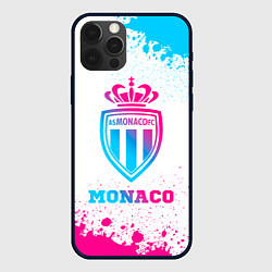 Чехол iPhone 12 Pro Monaco neon gradient style