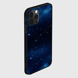 Чехол для iPhone 12 Pro Космос и мелкие звезды, цвет: 3D-черный — фото 2