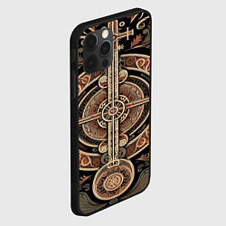 Чехол для iPhone 12 Pro Символика славянской мифологии, цвет: 3D-черный — фото 2