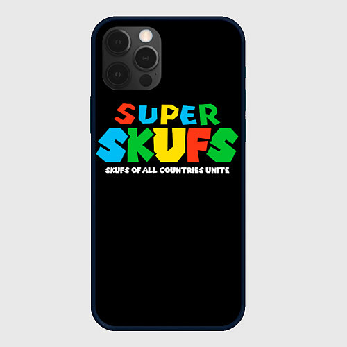 Чехол iPhone 12 Pro Super skufs / 3D-Черный – фото 1