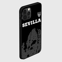 Чехол для iPhone 12 Pro Sevilla sport на темном фоне посередине, цвет: 3D-черный — фото 2