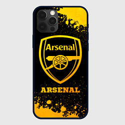 Чехол iPhone 12 Pro Arsenal - gold gradient