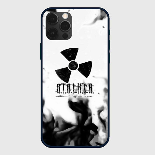 Чехол iPhone 12 Pro Stalker fire steel / 3D-Черный – фото 1