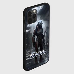 Чехол для iPhone 12 Pro Mass Effect game - пришелец, цвет: 3D-черный — фото 2