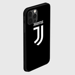 Чехол для iPhone 12 Pro Ювентус лого, цвет: 3D-черный — фото 2