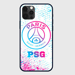 Чехол для iPhone 12 Pro PSG neon gradient style, цвет: 3D-черный