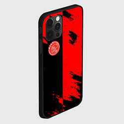 Чехол для iPhone 12 Pro Ajax sport color red, цвет: 3D-черный — фото 2