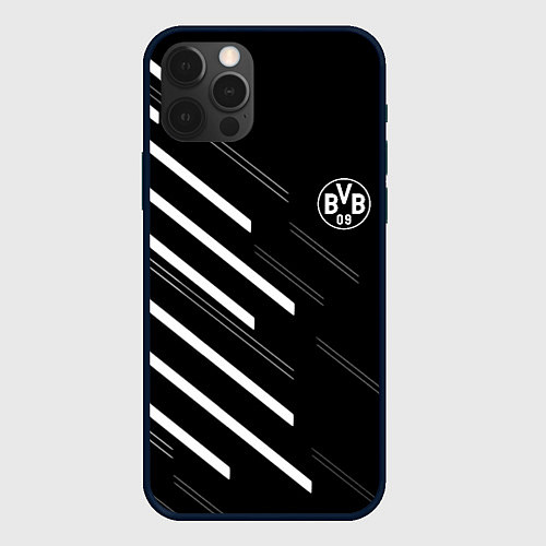 Чехол iPhone 12 Pro Borussia sport fc / 3D-Черный – фото 1