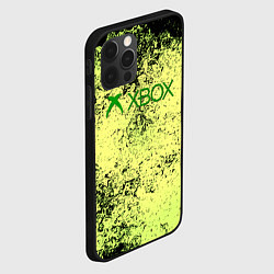 Чехол для iPhone 12 Pro Xbox брызги красок кислота, цвет: 3D-черный — фото 2