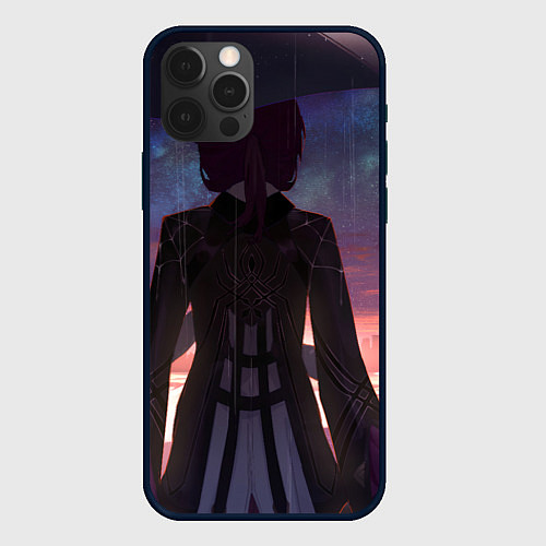 Чехол iPhone 12 Pro Honkai Star Rail Kafka / 3D-Черный – фото 1