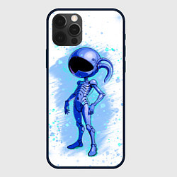 Чехол для iPhone 12 Pro Инопланетянин среди звезд - An alien among the sta, цвет: 3D-черный