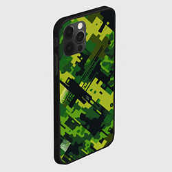 Чехол для iPhone 12 Pro Camouflage - pattern ai art, цвет: 3D-черный — фото 2