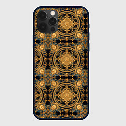 Чехол для iPhone 12 Pro Элегантные линии, цвет: 3D-черный