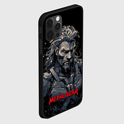 Чехол для iPhone 12 Pro Веном Снейк Metal gear, цвет: 3D-черный — фото 2