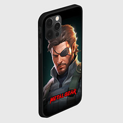 Чехол для iPhone 12 Pro Веном Снейк из игры Metal gear, цвет: 3D-черный — фото 2