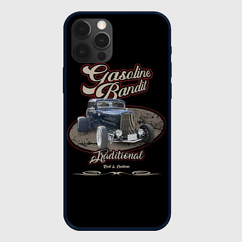Чехол iPhone 12 Pro Gasoline bandit / 3D-Черный – фото 1