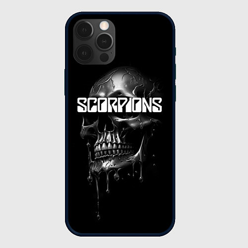 Чехол iPhone 12 Pro Scorpions rock / 3D-Черный – фото 1