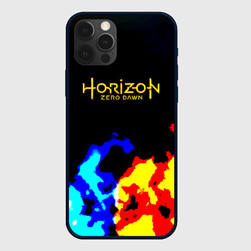 Чехол iPhone 12 Pro Horizon zero dawn огненный стиль / 3D-Черный – фото 1