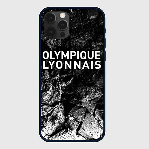 Чехол iPhone 12 Pro Lyon black graphite / 3D-Черный – фото 1