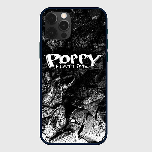 Чехол iPhone 12 Pro Poppy Playtime black graphite / 3D-Черный – фото 1