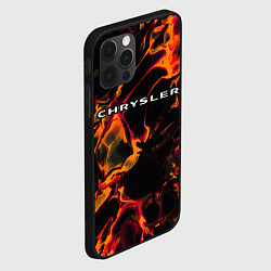 Чехол для iPhone 12 Pro Chrysler red lava, цвет: 3D-черный — фото 2