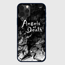 Чехол iPhone 12 Pro Angels of Death black graphite