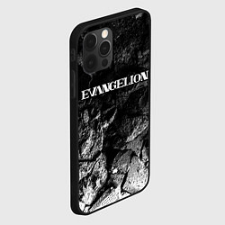 Чехол для iPhone 12 Pro Evangelion black graphite, цвет: 3D-черный — фото 2