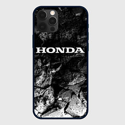 Чехол iPhone 12 Pro Honda black graphite
