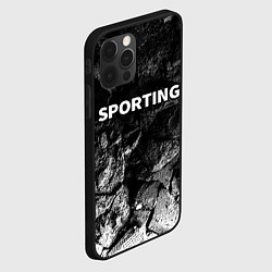 Чехол для iPhone 12 Pro Sporting black graphite, цвет: 3D-черный — фото 2