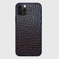 Чехол iPhone 12 Pro Крашеная кожа - текстура