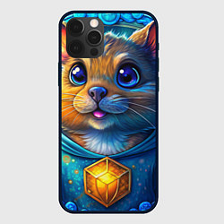 Чехол для iPhone 12 Pro Криптовалютный хомяк, цвет: 3D-черный