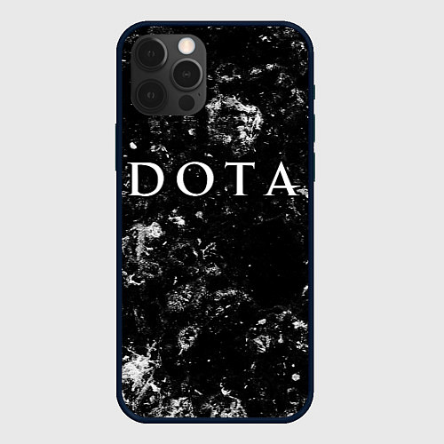 Чехол iPhone 12 Pro Dota black ice / 3D-Черный – фото 1