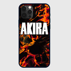 Чехол для iPhone 12 Pro Akira red lava, цвет: 3D-черный