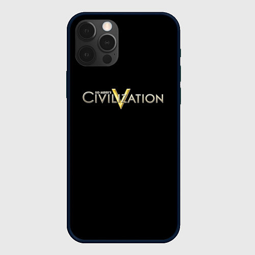 Чехол iPhone 12 Pro Civilization / 3D-Черный – фото 1