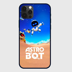 Чехол для iPhone 12 Pro Astro bot персонажи, цвет: 3D-черный