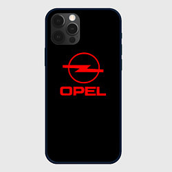 Чехол iPhone 12 Pro Opel red logo auto