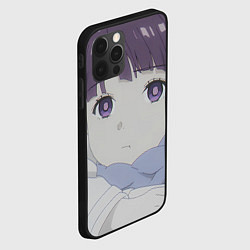 Чехол для iPhone 12 Pro Sousou no Frieren Ферн cute face, цвет: 3D-черный — фото 2