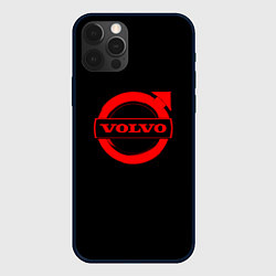 Чехол iPhone 12 Pro Volvo red logo auto