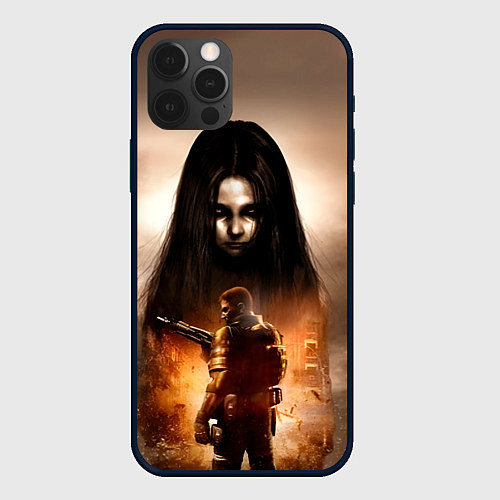 Чехол iPhone 12 Pro Альма Вейд Fear город и герой / 3D-Черный – фото 1