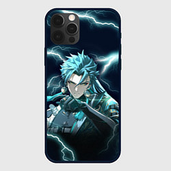 Чехол iPhone 12 Pro Джиян - Грозовые волны
