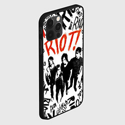 Чехол для iPhone 12 Pro Paramore - riot, цвет: 3D-черный — фото 2