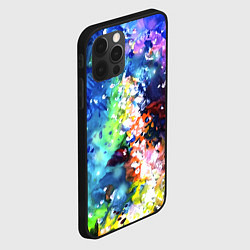 Чехол для iPhone 12 Pro Яркий млечный путь, цвет: 3D-черный — фото 2