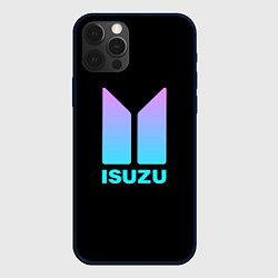 Чехол для iPhone 12 Pro Isuzu neon steel, цвет: 3D-черный