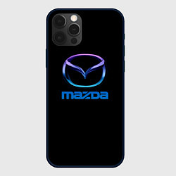 Чехол iPhone 12 Pro Mazda neon logo