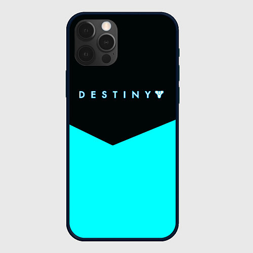 Чехол iPhone 12 Pro Destiny action geometry / 3D-Черный – фото 1