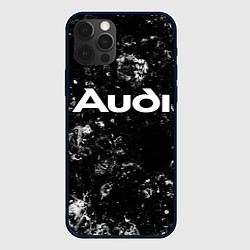 Чехол iPhone 12 Pro Audi black ice