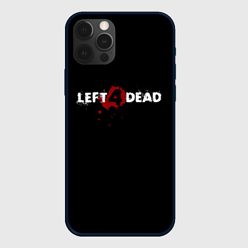 Чехол iPhone 12 Pro Left 4 Dead logo / 3D-Черный – фото 1