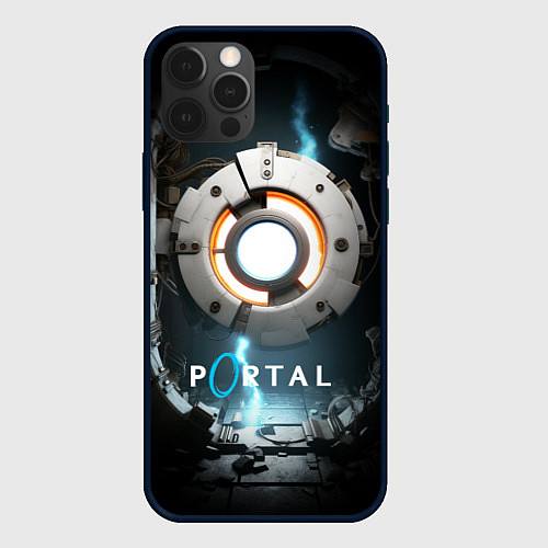 Чехол iPhone 12 Pro Portal space / 3D-Черный – фото 1